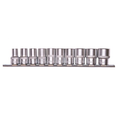 Set of end heads Stels 13600, 1/2 ", hexagonal, CRV, 10-22 mm, 10 pcs.