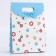 Gift box-package, packaging with a cut handle, "Summer Flowers", 14 x 6 x 21 cm