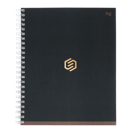 Notebook of 48 sheets, in a cage, on the crest "Monocolor Classics", cover shaking cardboard, VD-smoke, mix-6