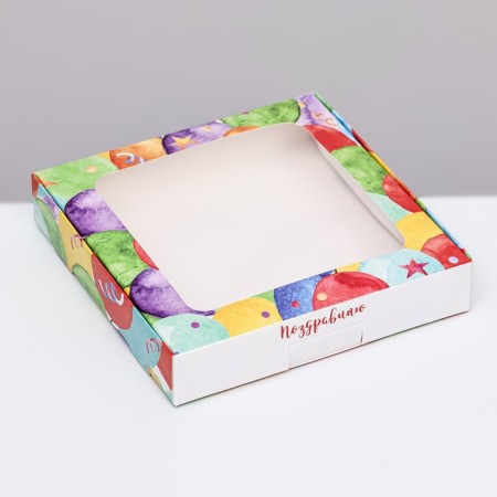 Self -assembly box, "congratulations", 16 x 16 x 3 cm-1
