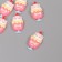 Decor for creativity plastic "Cat in glass" set 6 pcs 2.5x1.8x1 cm