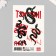 Tattoo on the body "Snake with inscriptions" 10x15 cm