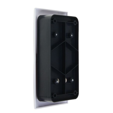 Block "Kuntsevo" Selena 8203, 3 keys, hidden, with a socket, white-1