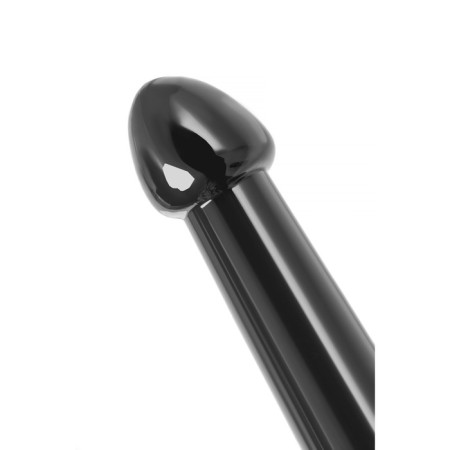 Unrealistic phallimitator Jelly Dildo L Toyfa Basic, TPE, Black Color, 20 cm-7