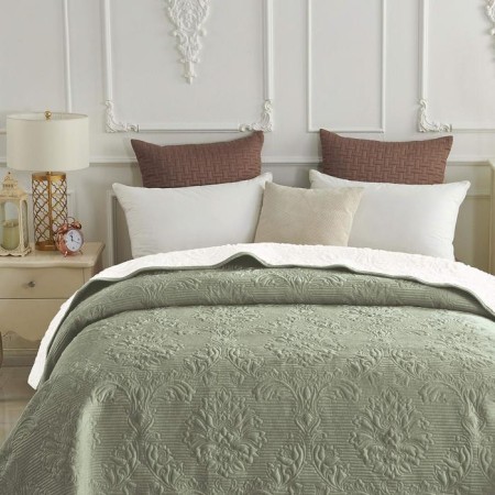 Vivaldi bedspread, size 160x220 cm, sea wave color-3