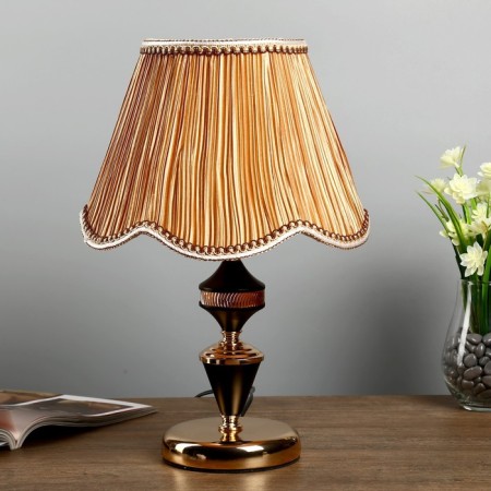Highway lamp "Amanda" 1x40W E27 220V gold-black 25x25x39 cm Risalux