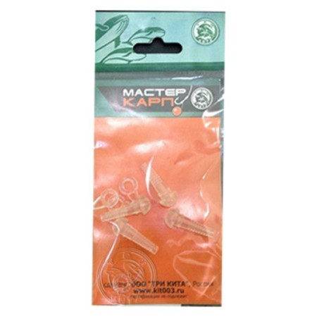 Silicone “fungus” cone, ring for carp tackle, 5 pcs, transparent color