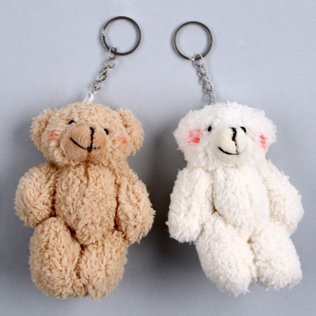 Soft toy "Mishutka" on the suspension, color mix-4