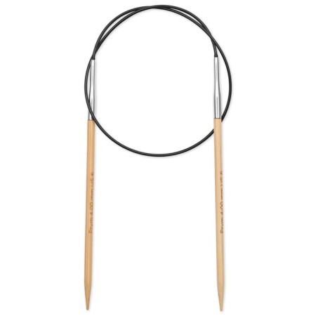 Circular knitting needles, bamboo, 4.0 mm/60cm, 1 pc-1