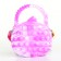 Bag's bag with lightning, lilac color