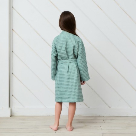 Waffel Baby Broke Me "BOHO" Size 32 (110-116 cm) Mint color, 100% cotton 290 g/m2-9