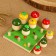 Set for the development of the logic "Mushrooms", 9 pcs 3-5 cm, board 12x12 cm