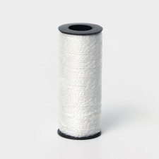 Twisted thread, 2-spike, pp, d = 1.3 mm, 50 m, white color