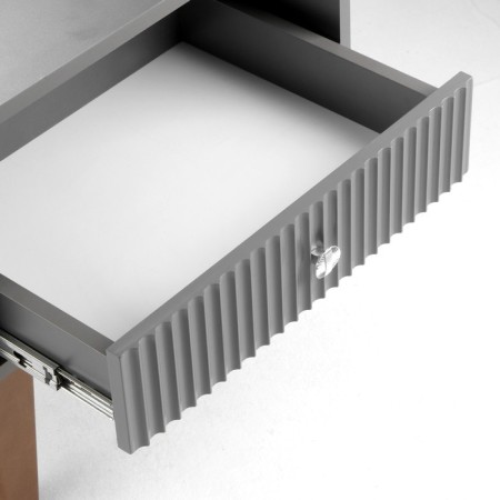 Tumbling bedside Astoria 2, 510x380x530, graphite/eichoria MDF 19mm-5