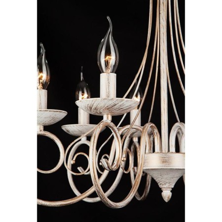 Provence chandelier, 8x40W E14, white color-2