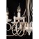 Provence chandelier, 8x40W E14, white color