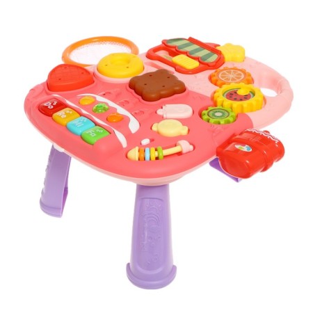 4 in 1 tablet table, sound, pink color-9