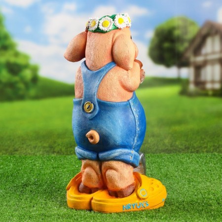 Garden figure "Pig Khryuks" 23x19x40cm-2