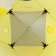 Tent Winter insulated Helios "Cube", 1.75 x 1.75 m, yellow/gray color (HS-Wsci-175YG)