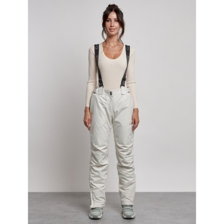Semi -combinezone female ski insulated, size 46, white color