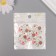 Decor for creativity metal, enamel "Cat with a bouquet" 2.8x2.5 cm