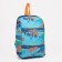 Baby backpack on lightning, 2 external pockets, blue color