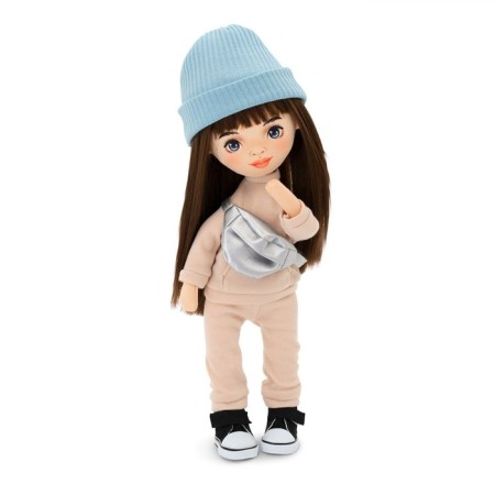 Sophie soft doll “In a beige tracksuit”, 32 cm, series: Sports style