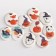 Halloween. Sprinking sugar medallions with a mix of a mix, for decor of cupcakes, cake, drinks, 20 g
