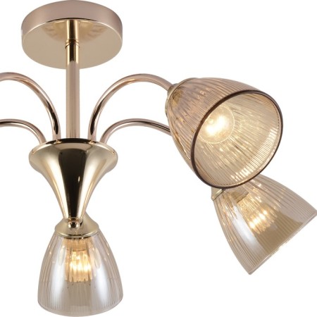 Lamp on the ESCADA rod, 1129/5p. 5x60W, e27, 590x590x290 mm, color gold-3