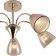 Lamp on the ESCADA rod, 1129/5p. 5x60W, e27, 590x590x290 mm, color gold