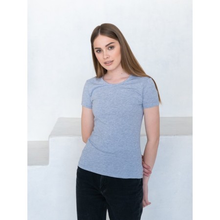 Female T-shirt, size 42, dark gray color-3