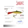 Балансир Lucky John NORDIC 4 + тройник, 4 см, цвет 301RT блистер