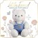 Soft toy "Little Friend", a bear in a blue overalls