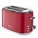 Toster Tesler TT-255 Red, 900 W, 2 toasts, 6 frying modes, defrosting, red