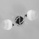 Ceiling Ceiling Zoe 2HE27 40W chrome, black