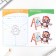 Interactive notebook for graduation A5, 8 pages "Pupils"