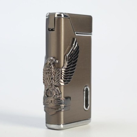 Gas lighter for smoking "eagle", in a bag, piezo, 6 x 8 cm, mix-2