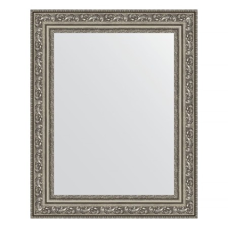 Mirror in the baguette frame, vignette aged silver 56 mm, 40x50 cm