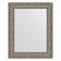 Mirror in the baguette frame, vignette aged silver 56 mm, 40x50 cm
