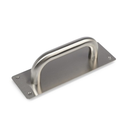 Door handle, stainless steel color, 200x65 mm-3