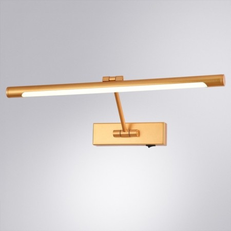 Partial backlight Arte Lamp Harrison A1709AP-1GO, LED, 9 W, 48x21x5 cm, 540 lm, golden-1