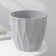 Kashpo for flowers with an insert "flute", 3 l, color gray color