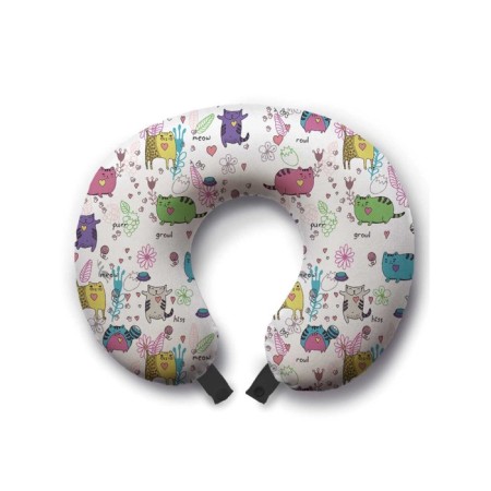 Cat pillow "Cats have fun", size 30x25x10 cm
