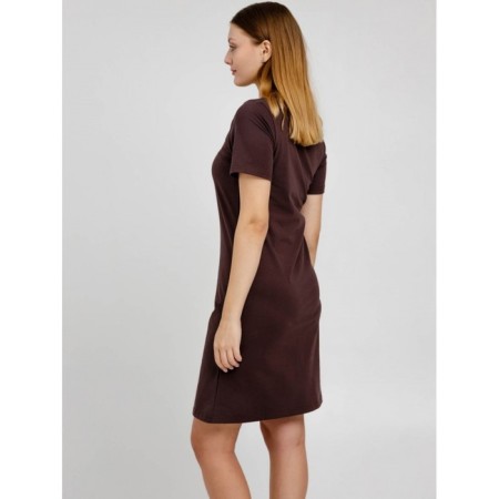 Women's dress "Three hearts", size 44, brown color-2