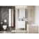 Aquaton Skandi Carder Mirror, 70 cm, white color