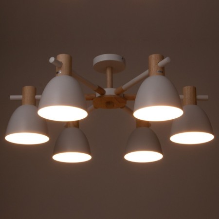 Vudi chandelier 6he27 40w is white 72x72x32 cm Bayerlux-2