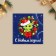 Mini Postcard “Happy New Year!”, Dragon 7 x 7 cm, New Year