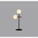 MANTRA CELLAR, G4, 2x5W, 150x225x460 mm table lamp, black color is black