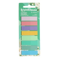 Bookmarks with adhesive edge plastic 12x45 mm, Erichkrause 