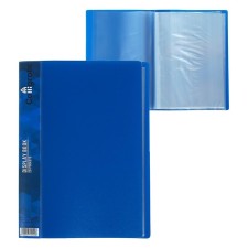 Folder with 20 liners A5, 500 μm, Calligrata, 9 mm, pocket on the spine, blue